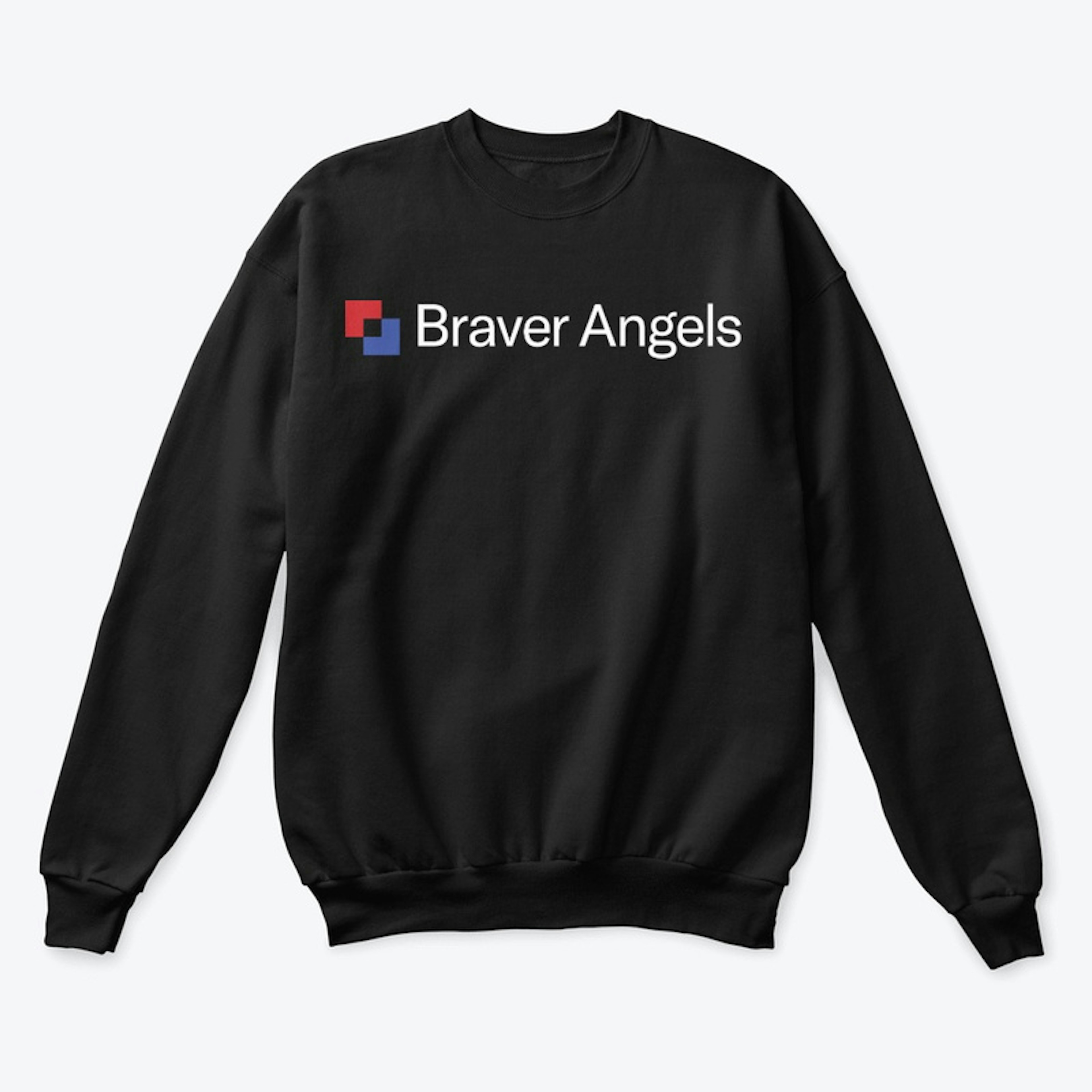 Braver Angels Crew Neck Sweatshirt Black