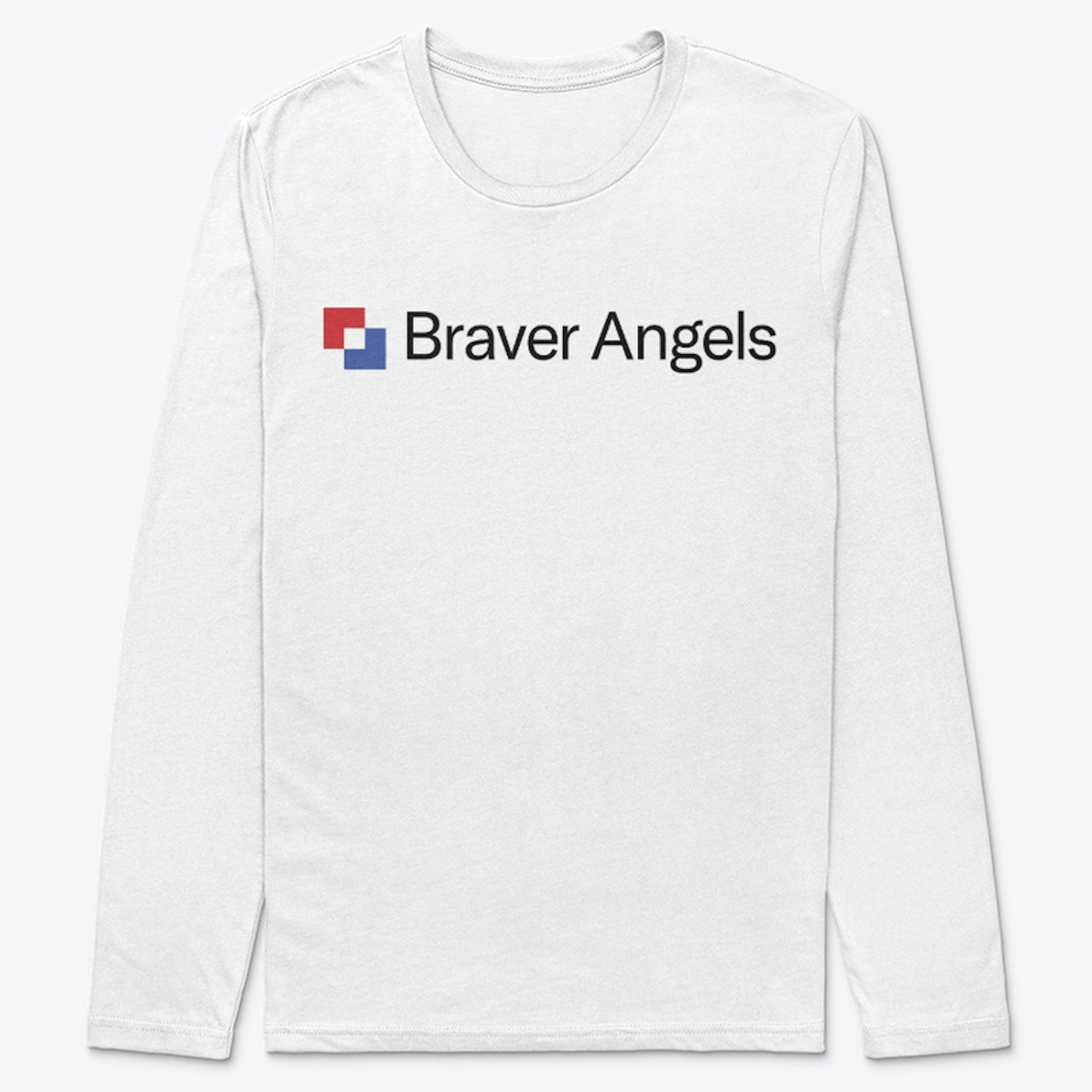 Braver Angels Long Sleeve T (black logo)